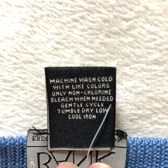 Jos A. Bank executive collection blue crewneck knit sweater | Sz L, NWT - Picture 3 of 6